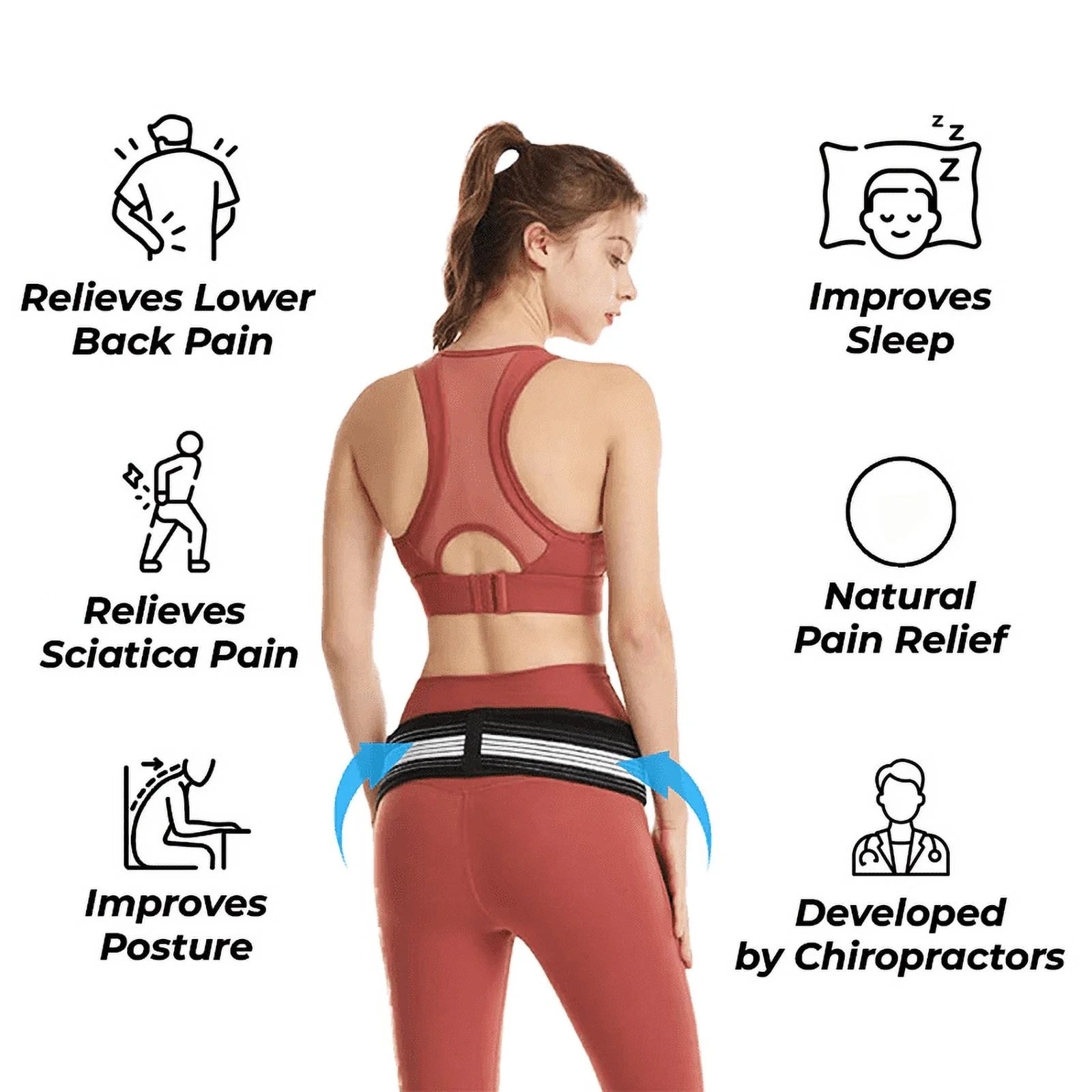 Premium Belt - Relieve Back Pain & Sciatica Original Quality