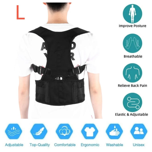 Back Brace Posture Corrector for Women Men Adjustable Back Posture Corrector Back Support Corrector Back Straightener Brace Improve Back Posture and Provide Lumbar Support, S-XL